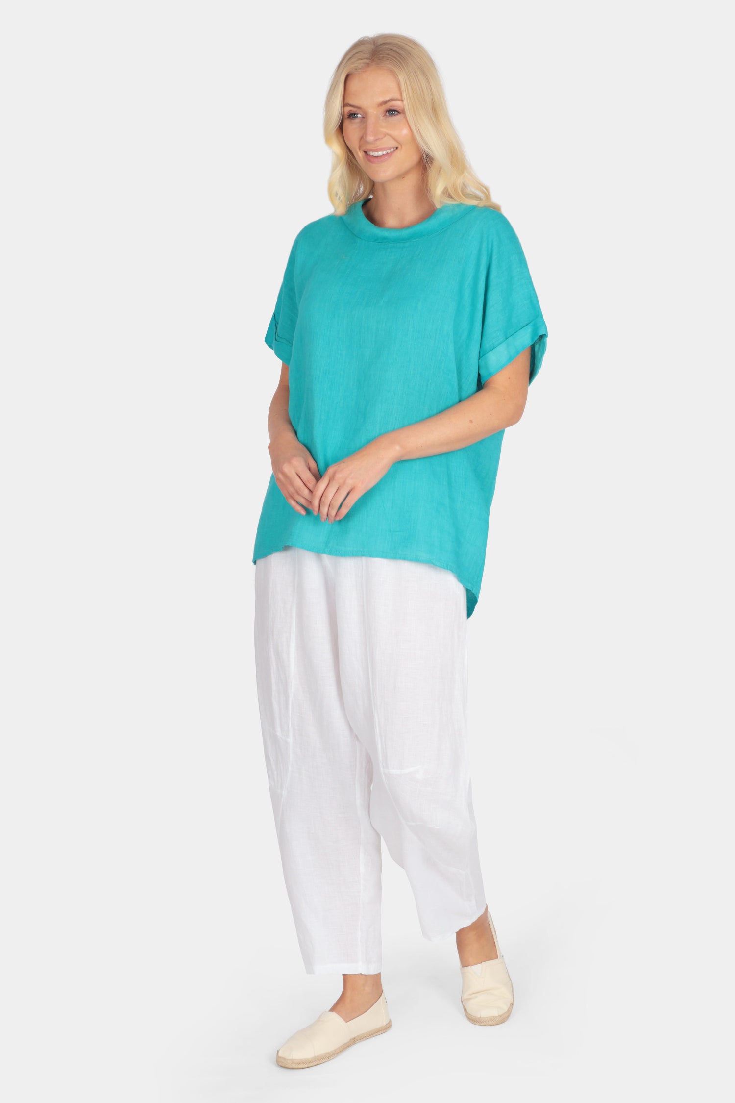 Mariner Linen Top - Fenella