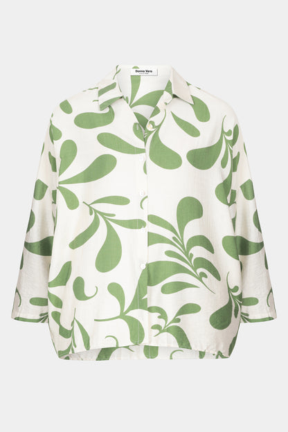 Painterly Leaf Shirt