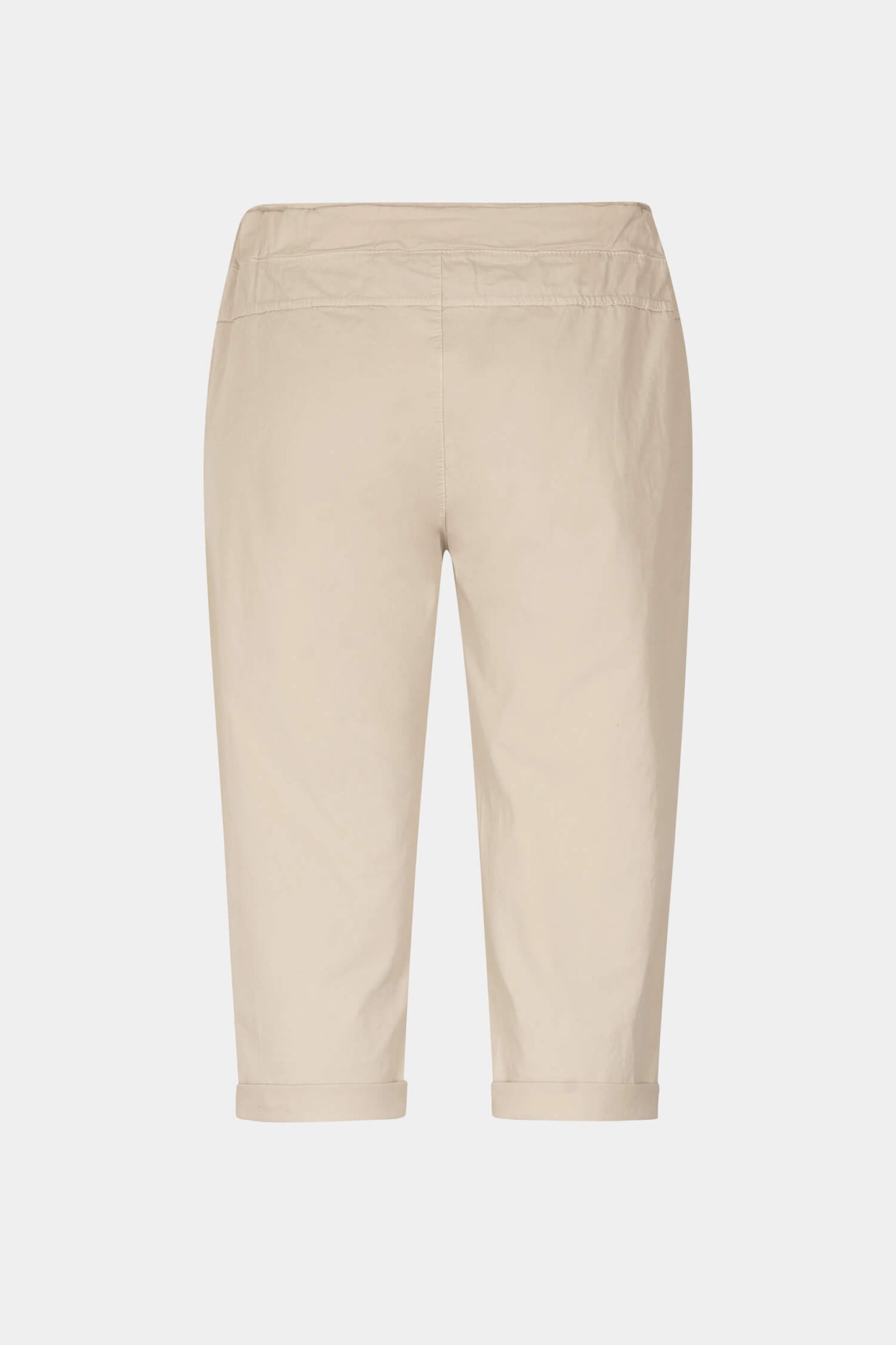 Tie-Waist Stretch Crop Pants