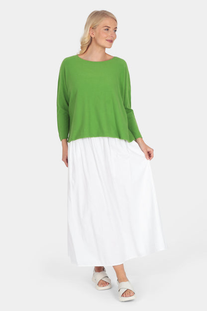 Cloud One Boxy Slash Neck Crop