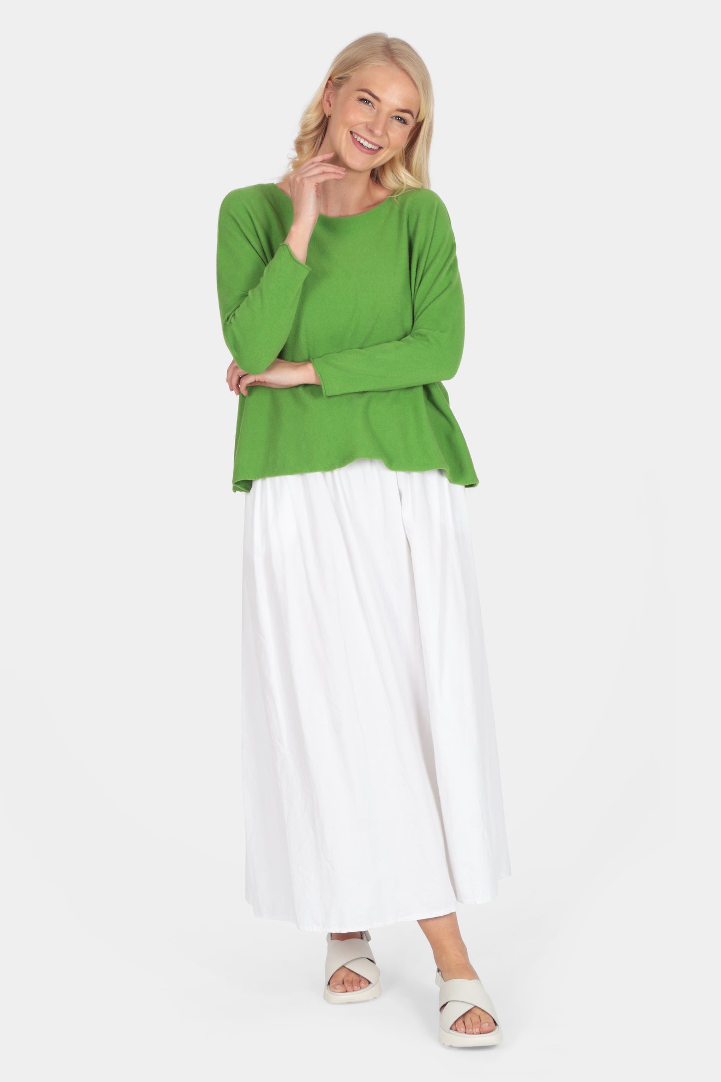 Cloud One Boxy Slash Neck Crop