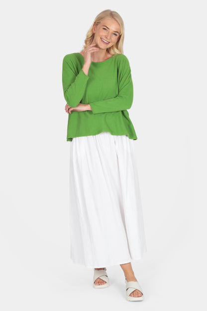 Cloud One Boxy Slash Neck Crop