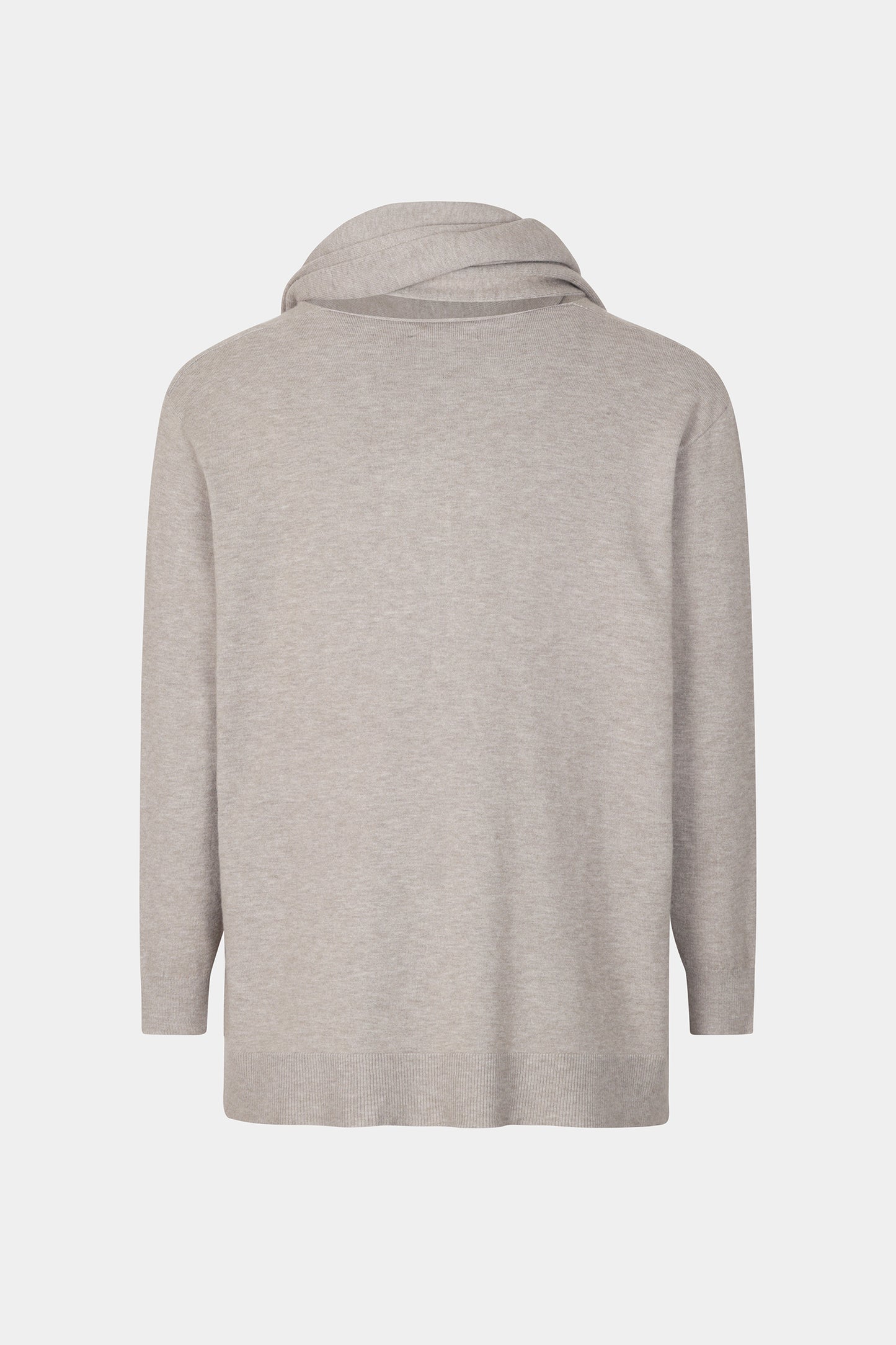 V-Neck Jumper Scarf Set