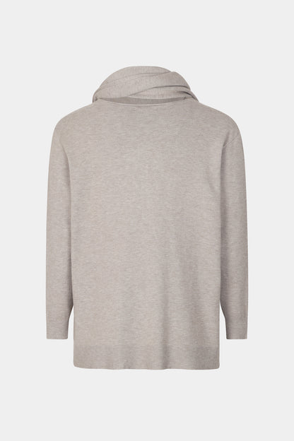 V-Neck Jumper Scarf Set