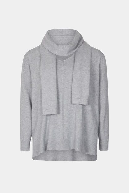 V-Neck Jumper Scarf Set