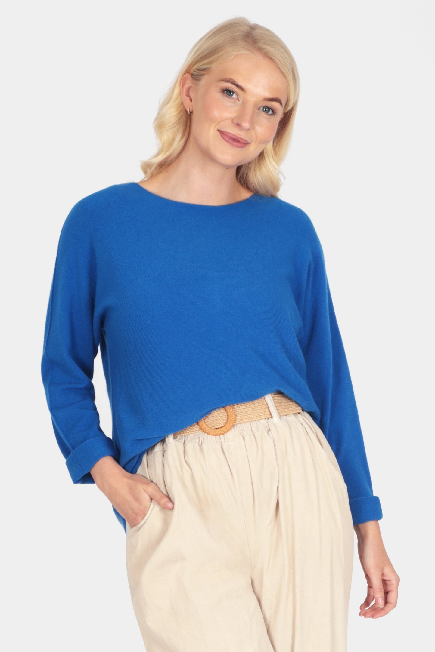 Cloud One Slash Neck Jumper