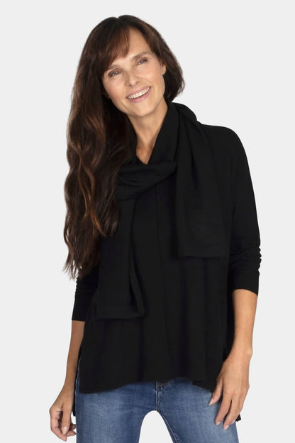 V-Neck Jumper Scarf Set