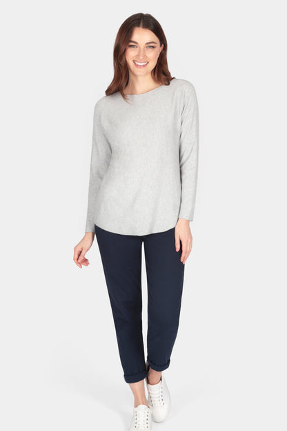 Cloud One Slash Neck Jumper