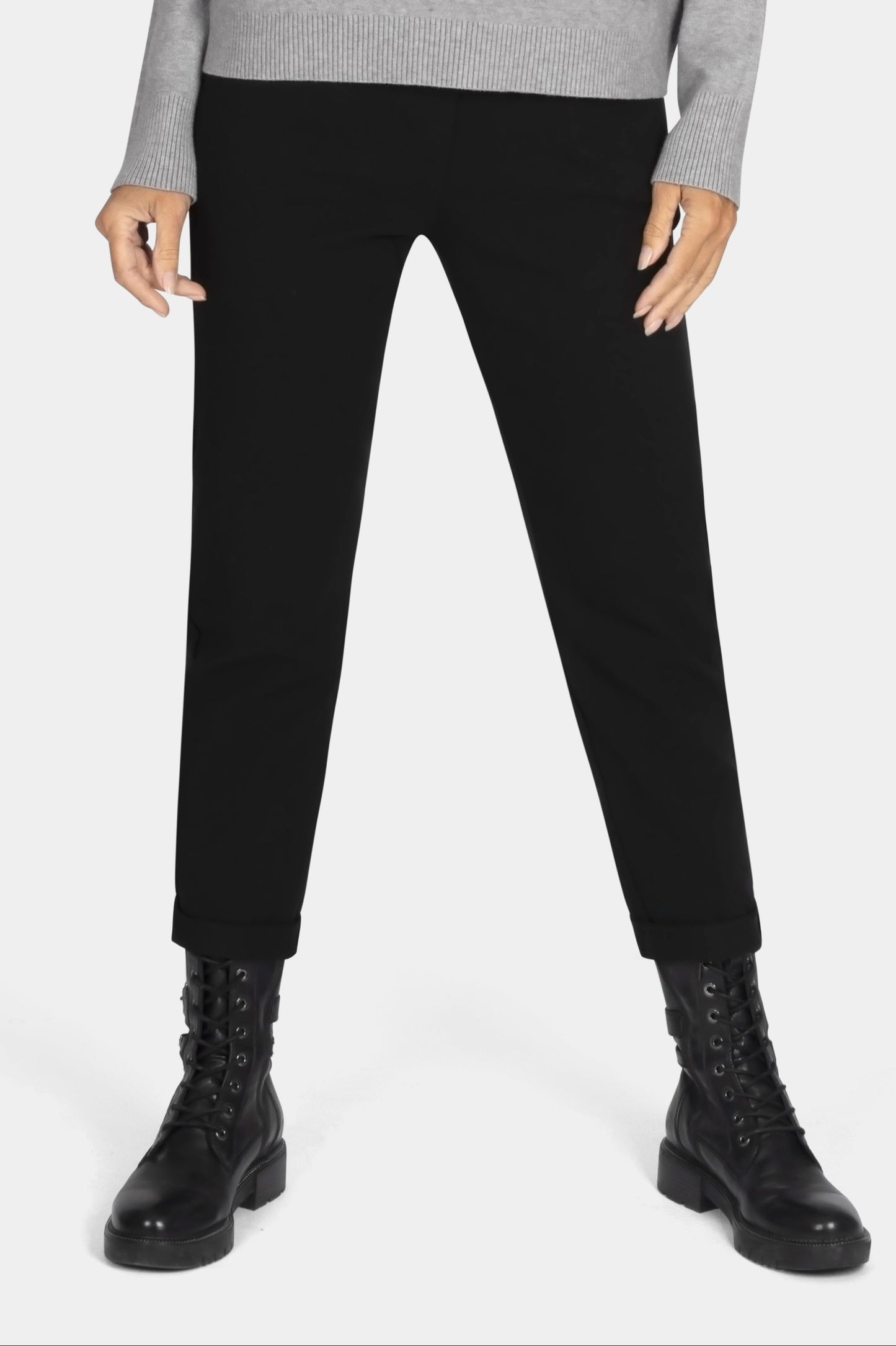 Tie-Waist Stretchy Trousers