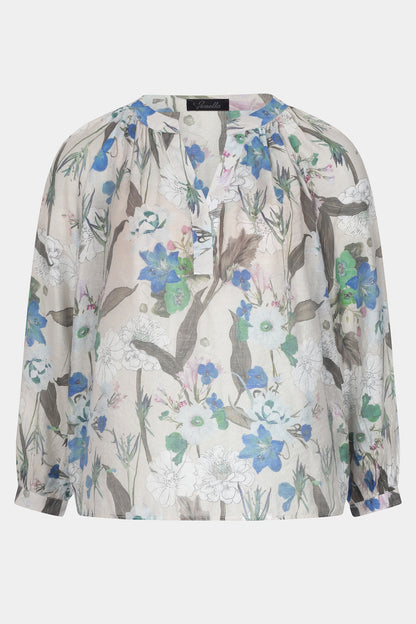 Astelia Floral Leaf Blouse - Fenella