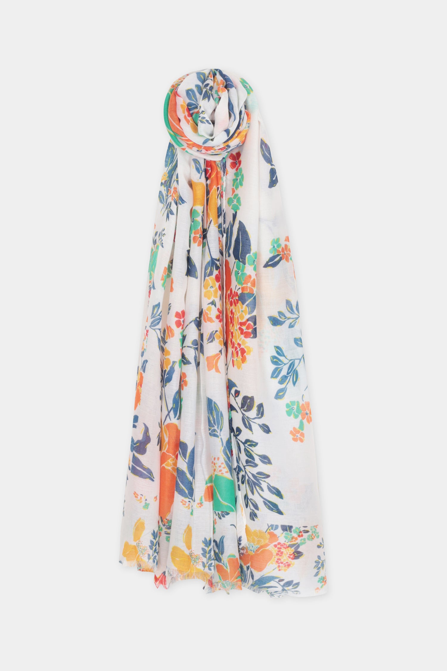 Leaf Flora Scarf - Fenella