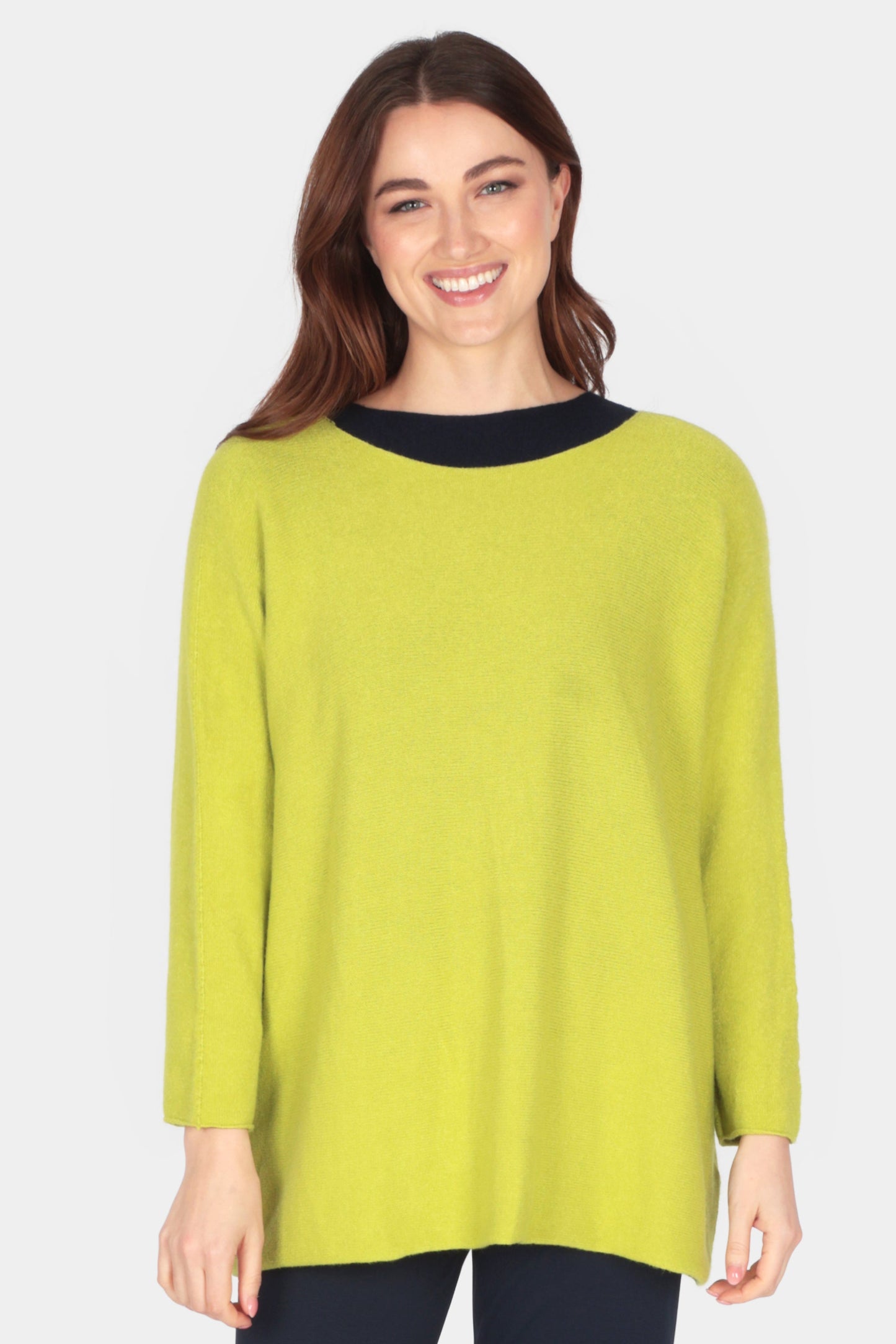Cloud Two Slash Neck Oversize Jumper