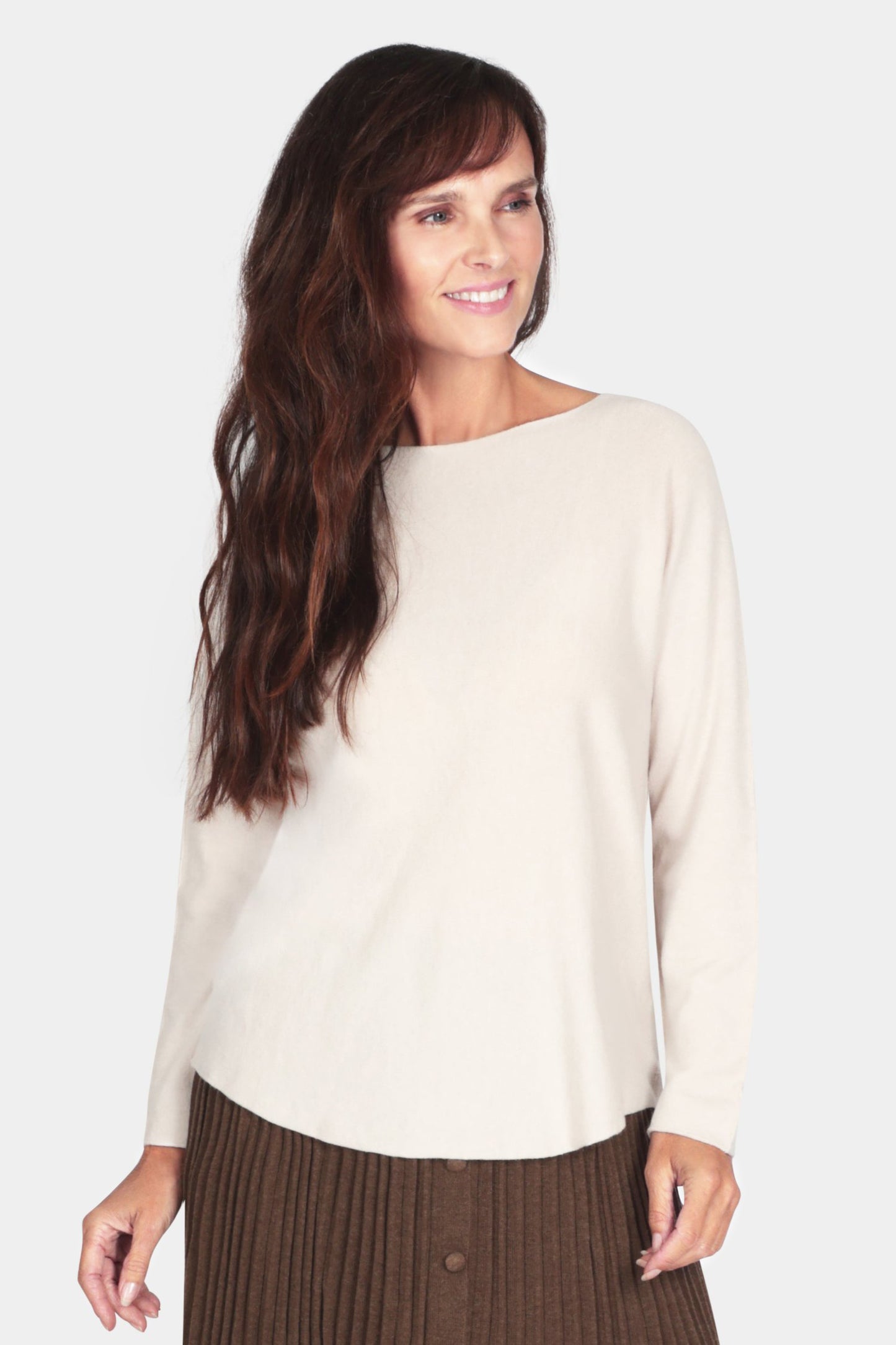 Cloud One Slash Neck Jumper