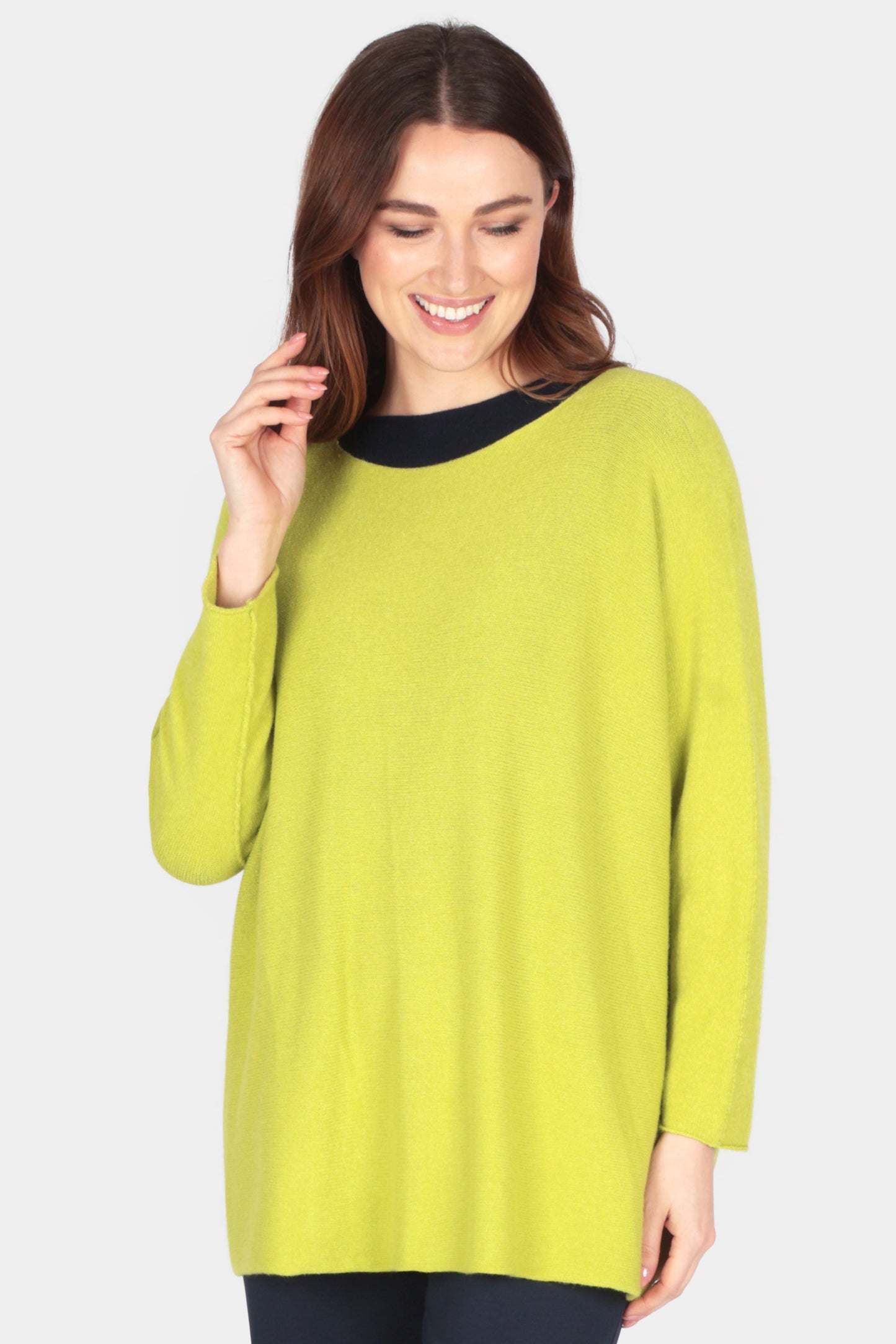 Cloud Two Slash Neck Oversize Jumper