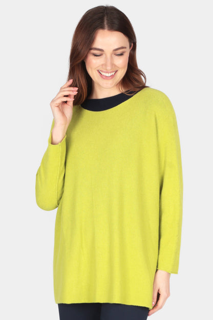 Cloud Two Slash Neck Oversize Jumper