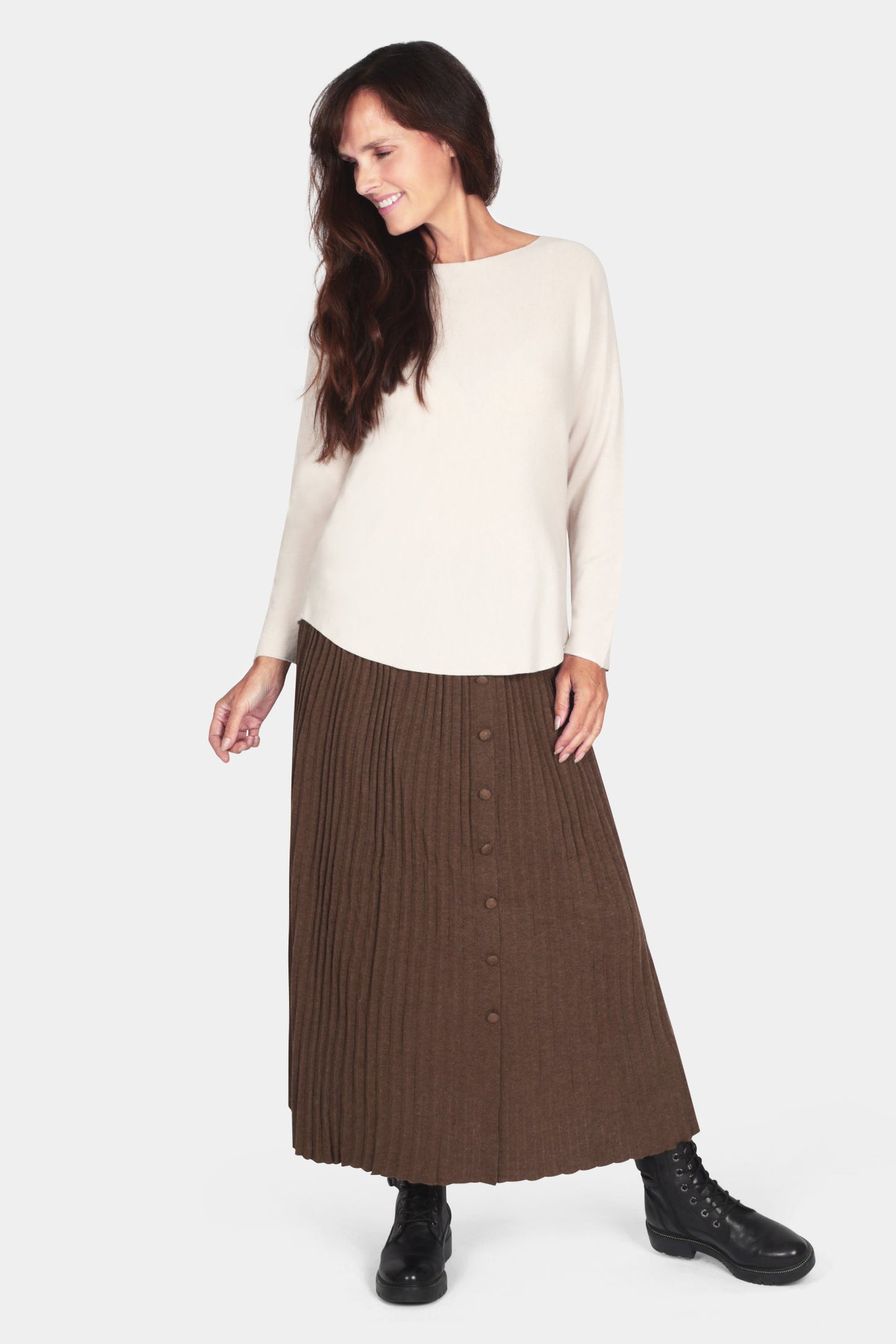 Cloud One Slash Neck Jumper