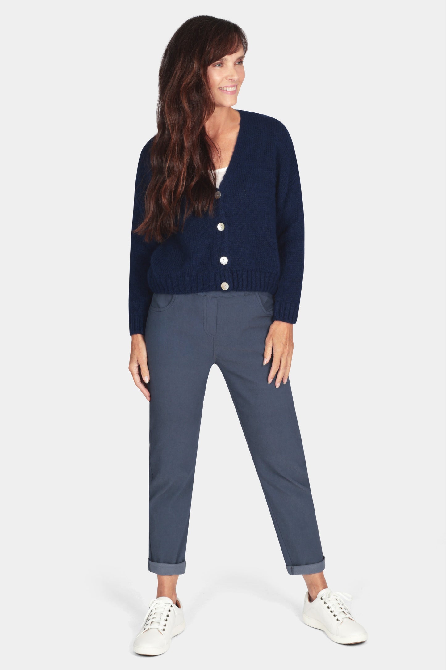 Tie-Waist Stretchy Trousers