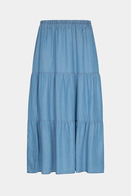 Denim Maxi Skirt - Fenella