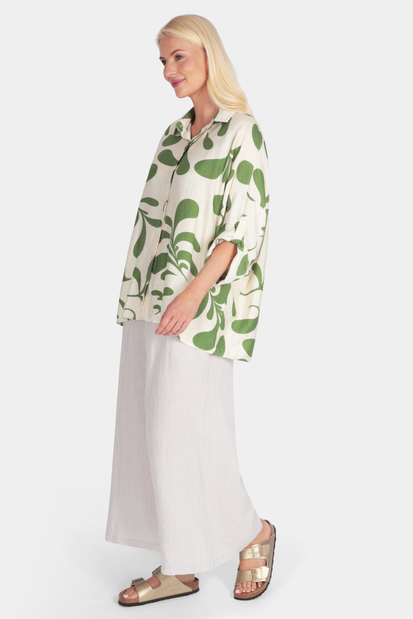 Painterly Leaf Shirt