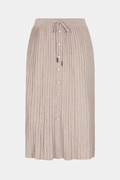 Italian Button Front Knitted Skirt