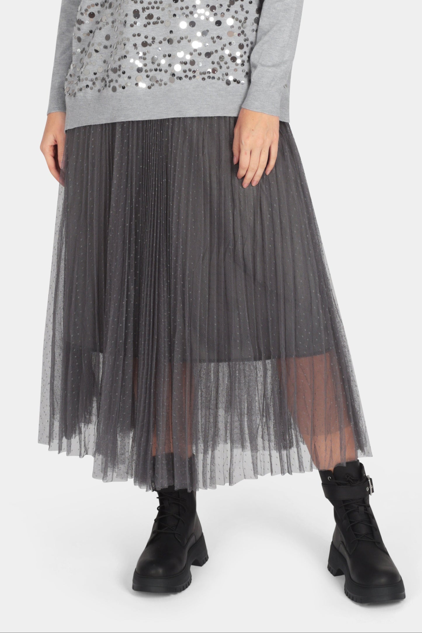 Dot Tulle Skirt