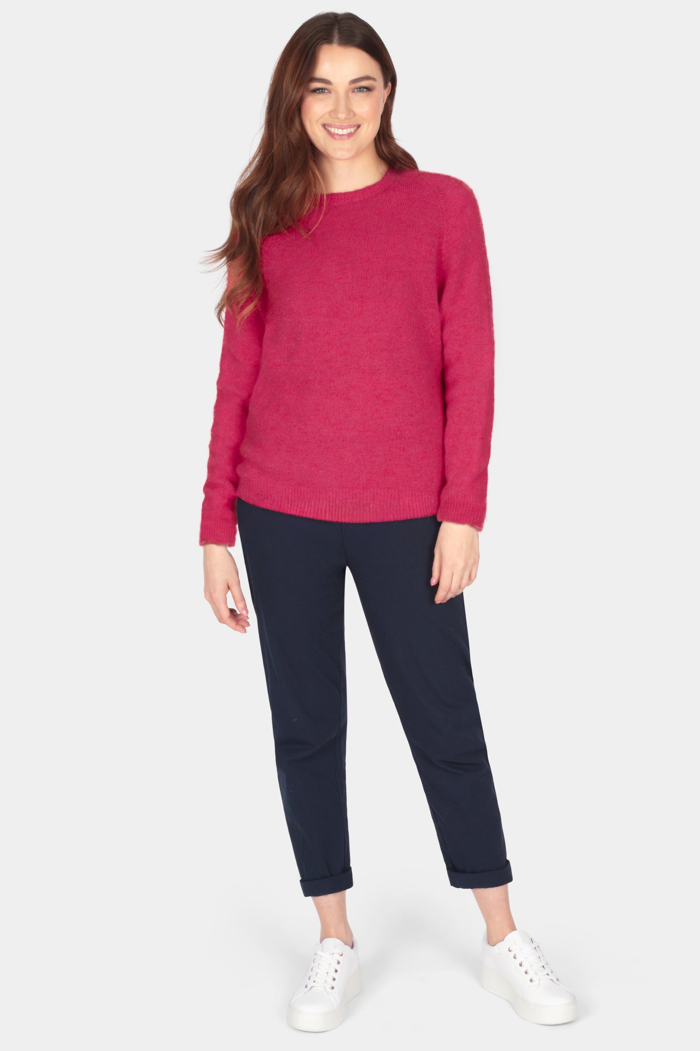Crew Neck Alpaca Jumper