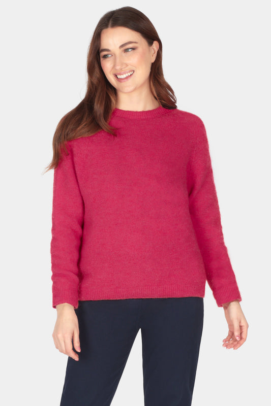 Crew Neck Alpaca Jumper