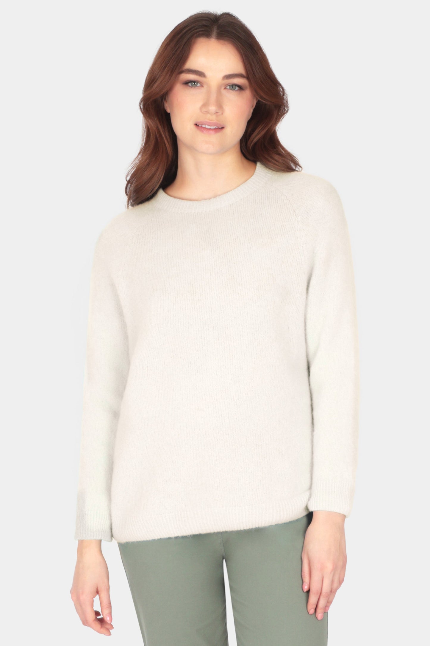 Crew Neck Alpaca Jumper