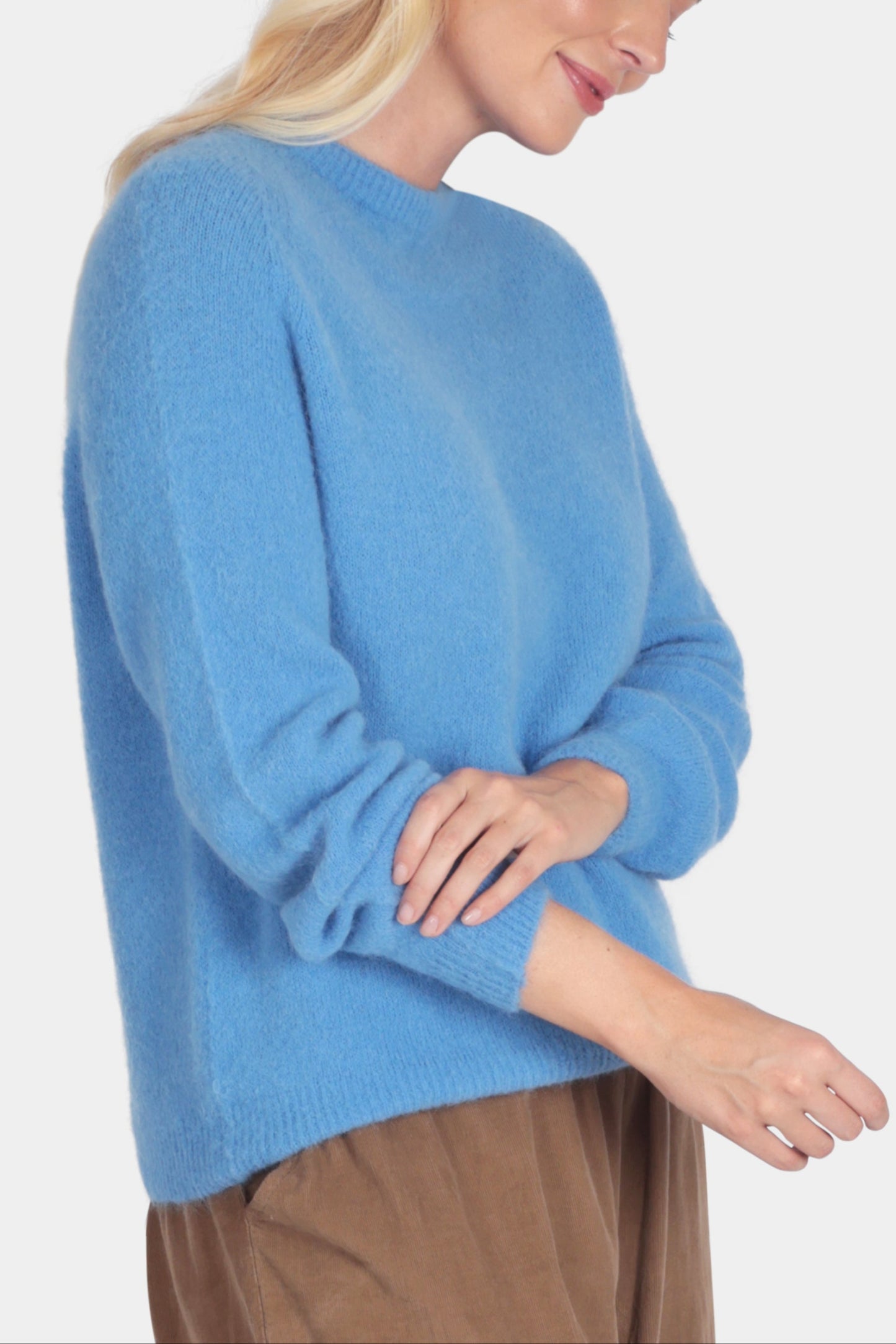 Crew Neck Alpaca Jumper