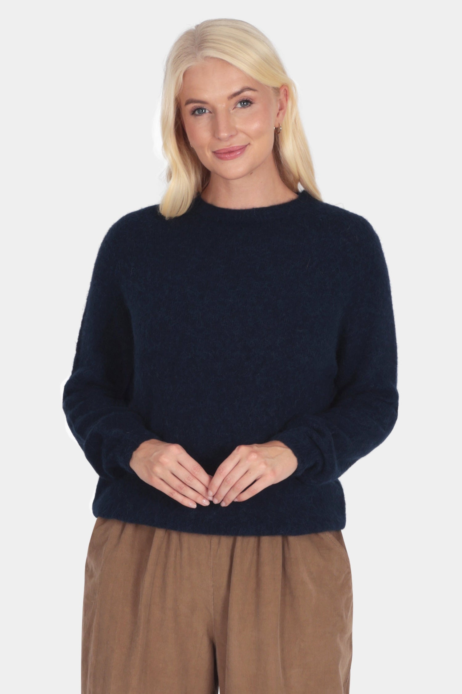 Crew Neck Alpaca Jumper