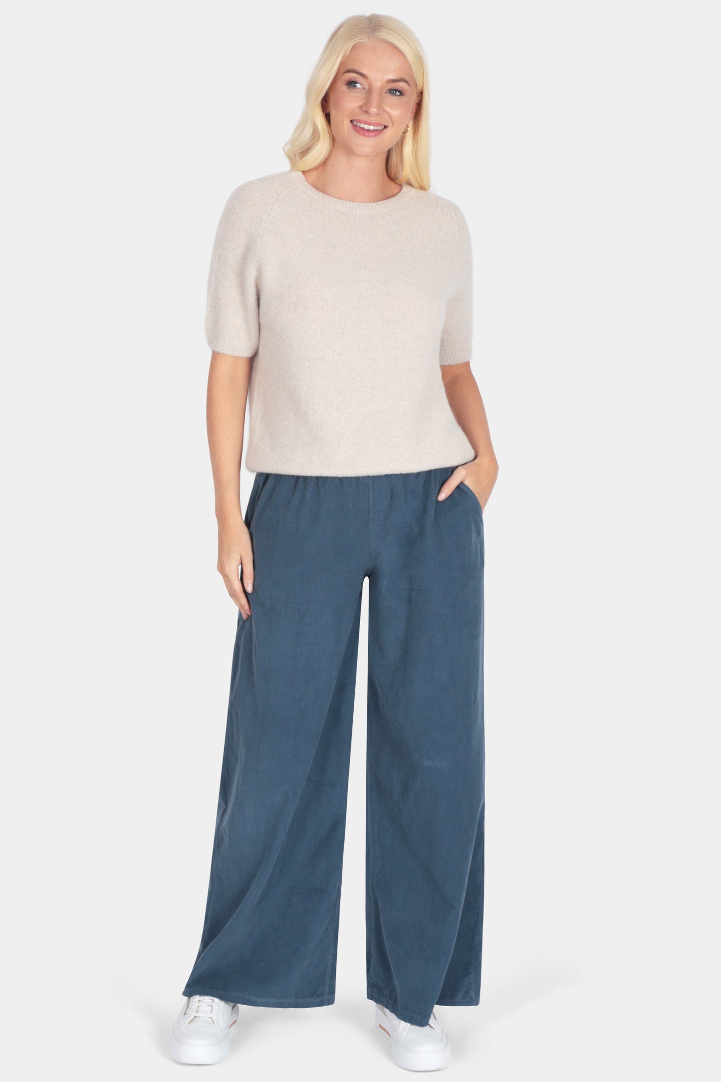 Short Sleeve Alpaca Jumper