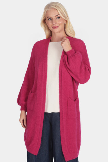 Fine Alpaca Long Cardigan