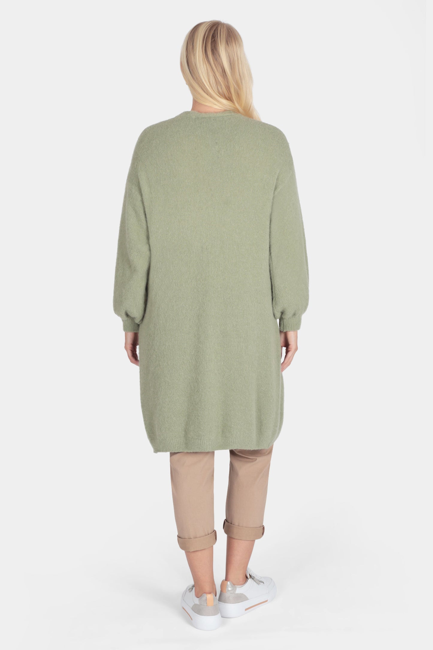 Fine Alpaca Long Cardigan