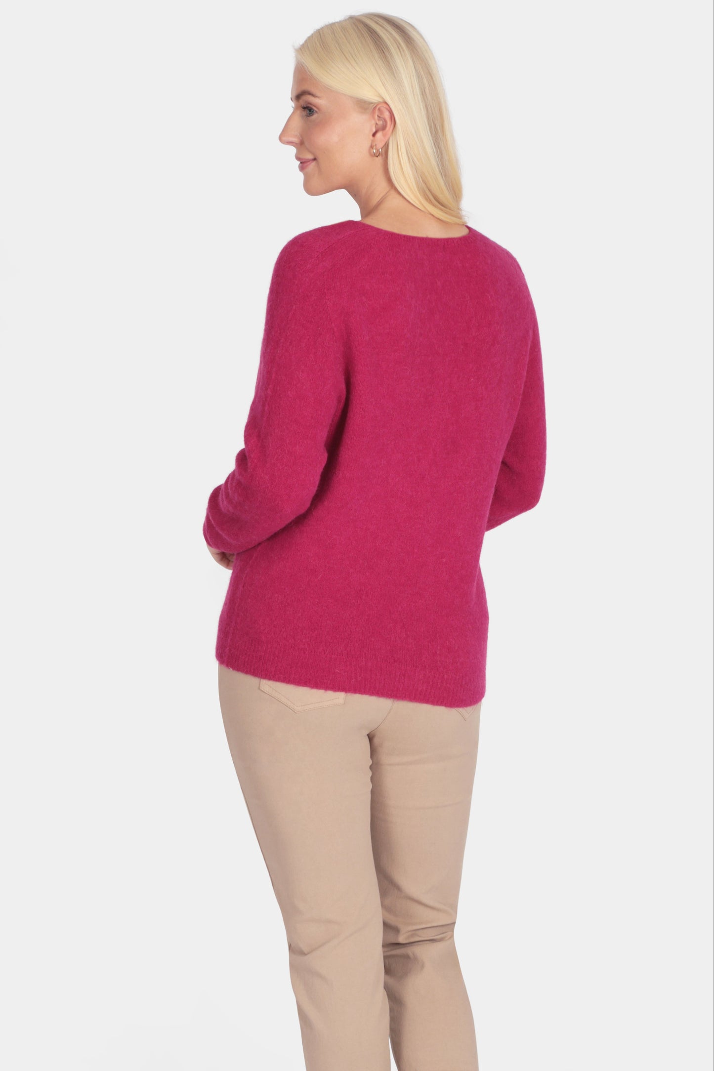 V-Neck Alpaca Jumper