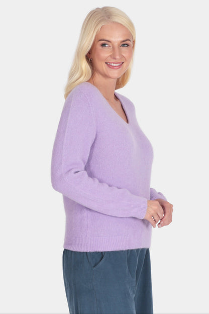 V-Neck Alpaca Jumper