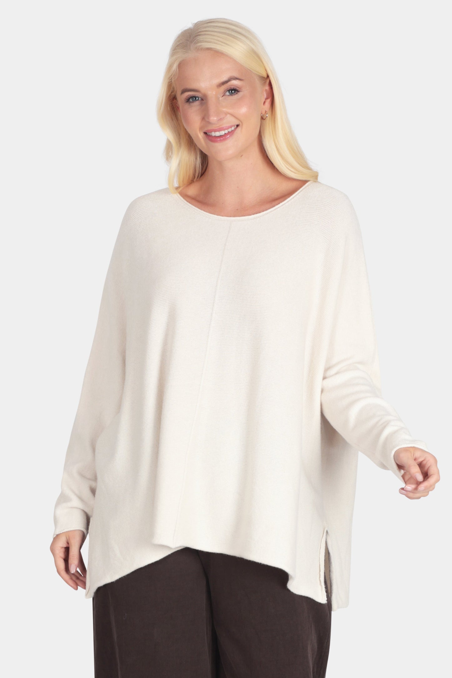 Cloud Two Front Seam Oversize Jumper