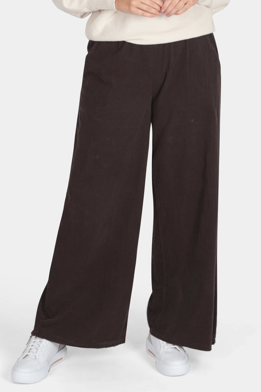 Corduroy Wide Leg Trousers