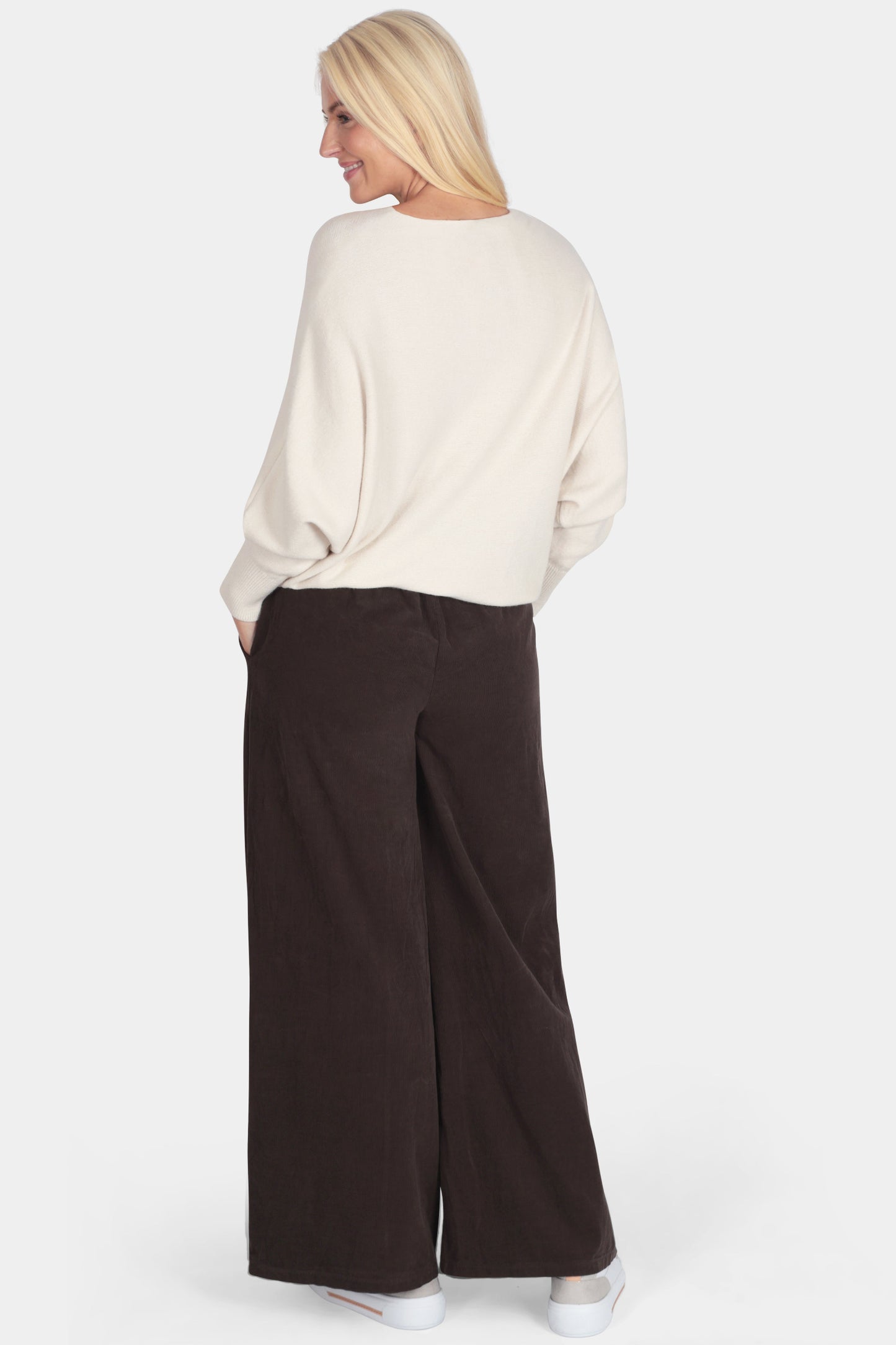 Corduroy Wide Leg Trousers