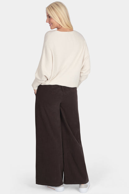 Corduroy Wide Leg Trousers