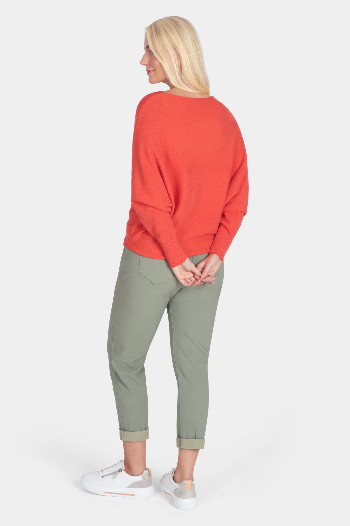 Cloud One Slash Neck Batwing Jumper