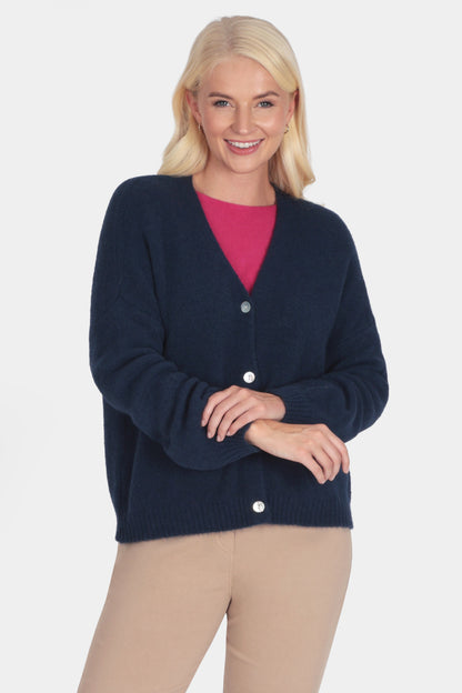 V-Neck Alpaca Cardigan