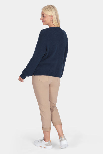 V-Neck Alpaca Cardigan