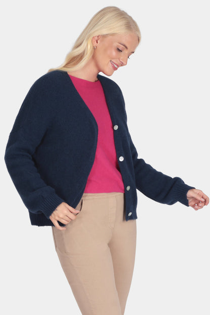 V-Neck Alpaca Cardigan