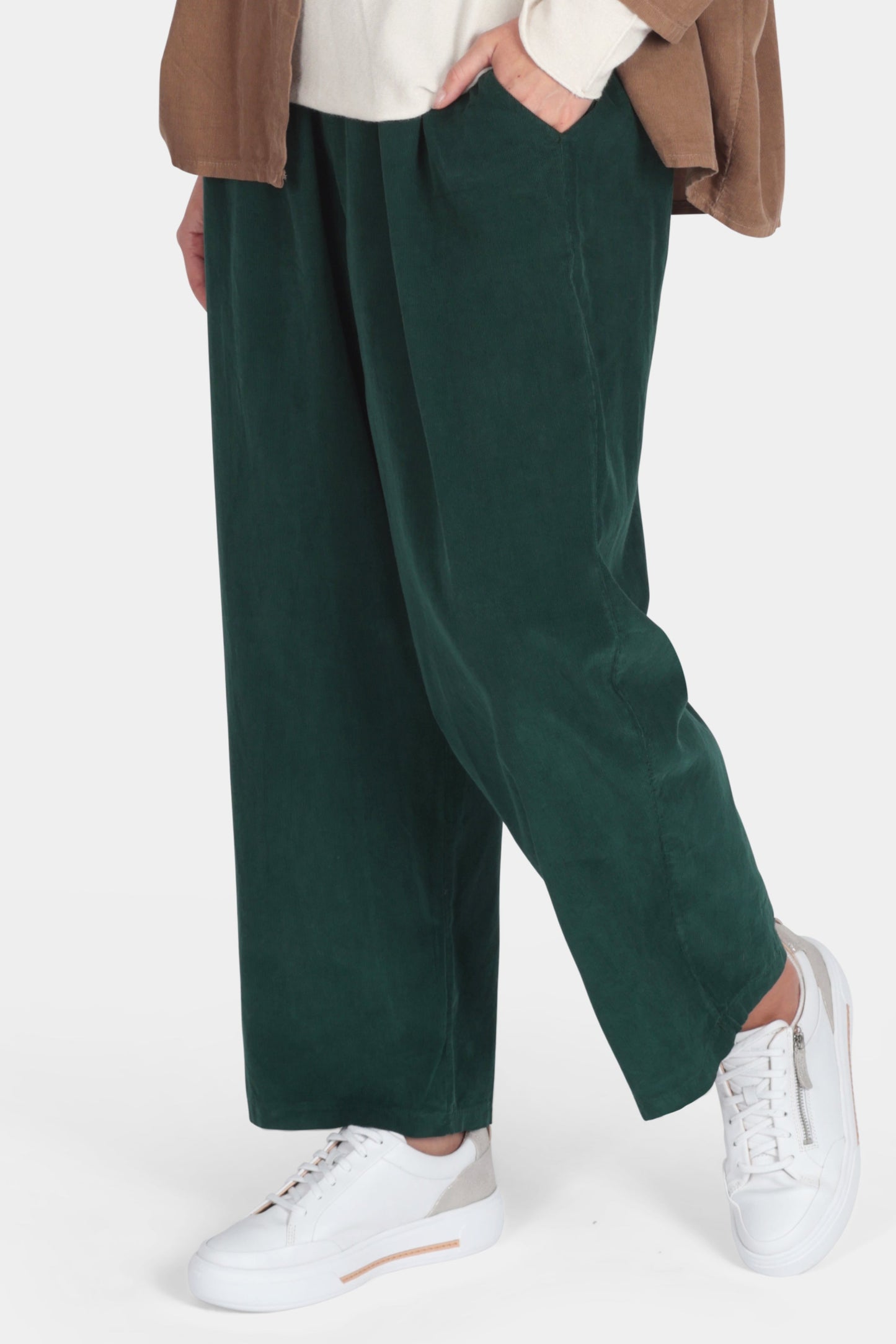 Corduroy Straight Leg Trousers