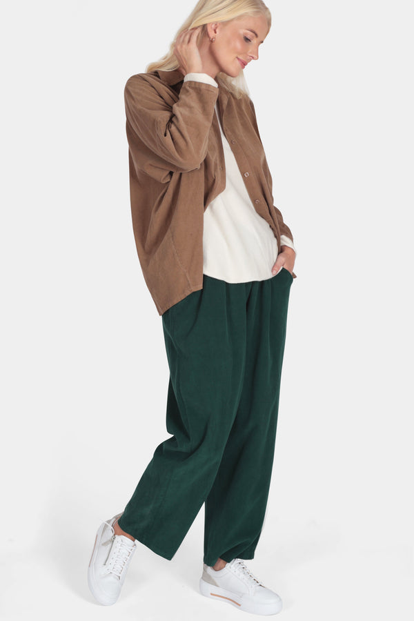 Corduroy Straight Leg Trousers
