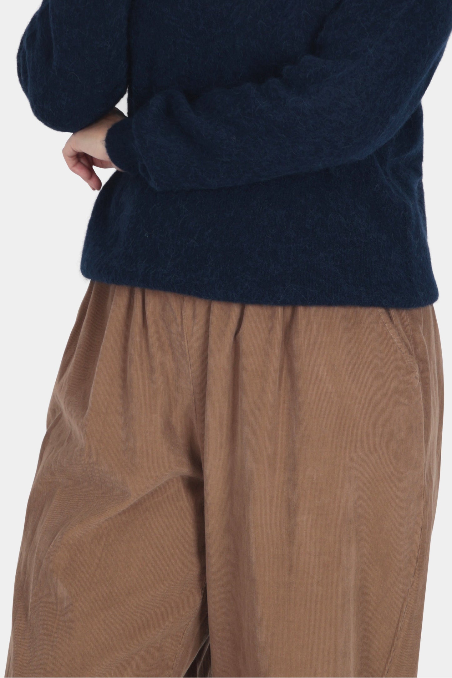 Corduroy Straight Leg Trousers