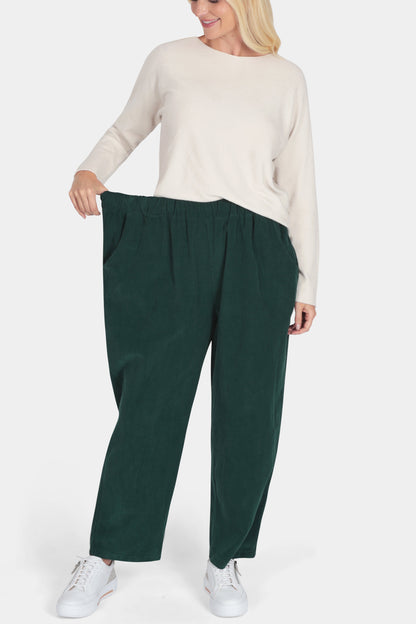 Corduroy Straight Leg Trousers