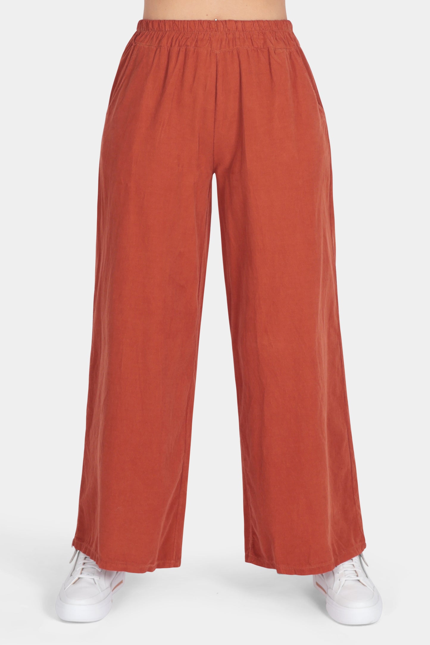 Corduroy Wide Leg Trousers