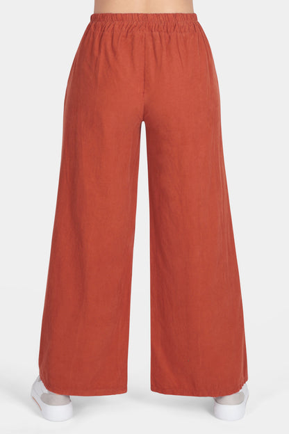 Corduroy Wide Leg Trousers