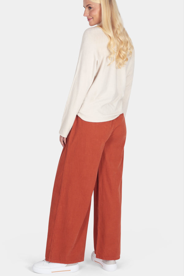 Corduroy Wide Leg Trousers